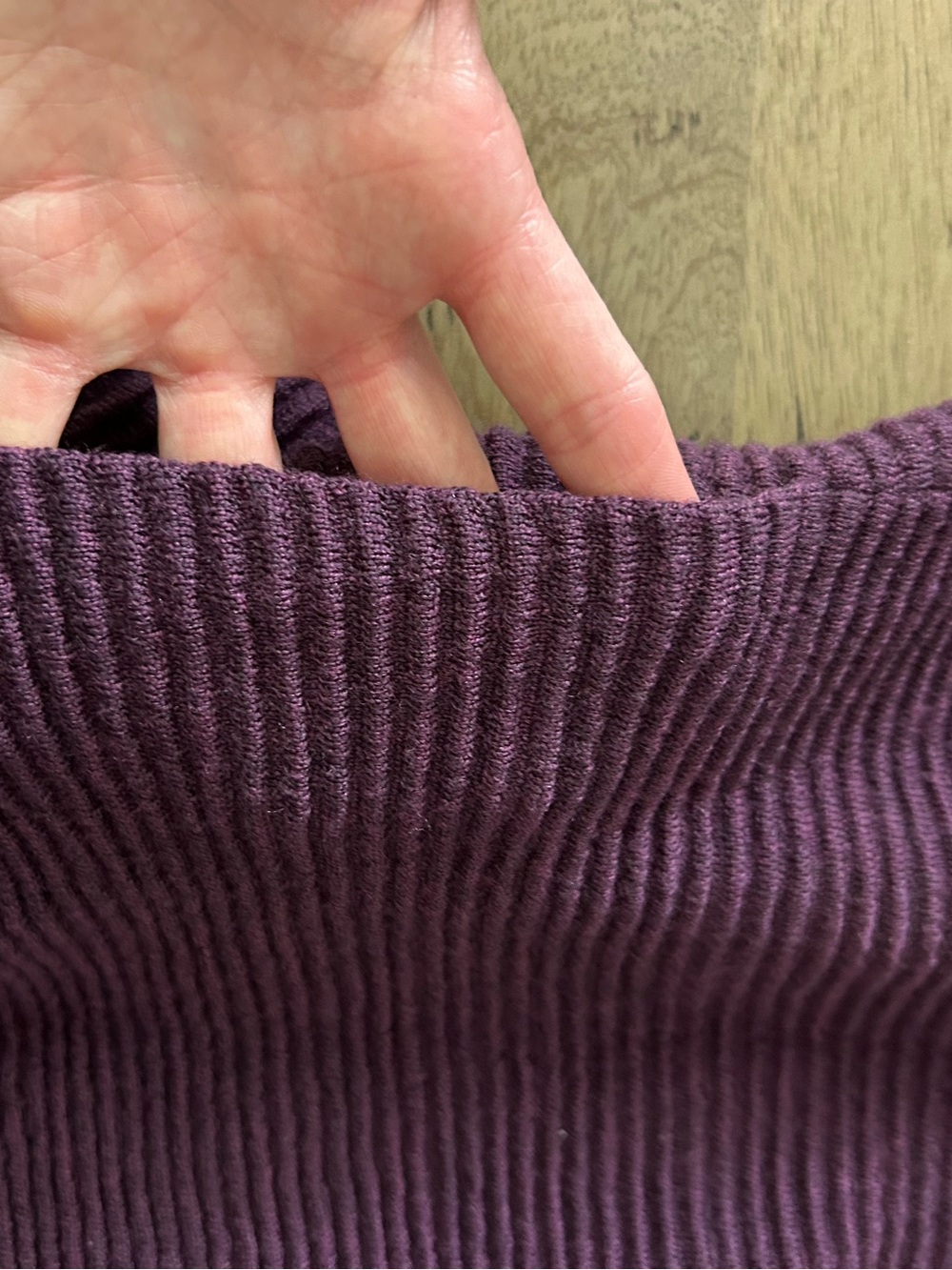Lululemon Purple Ribbed Women's Cardigan - Picture 6 of 6